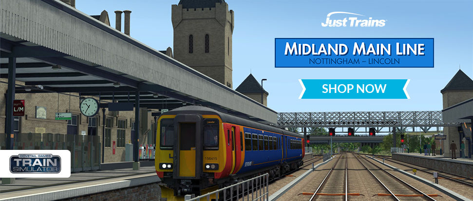 Extend Midland Main Lane from Nottingham to Lincoln with our new add-on.