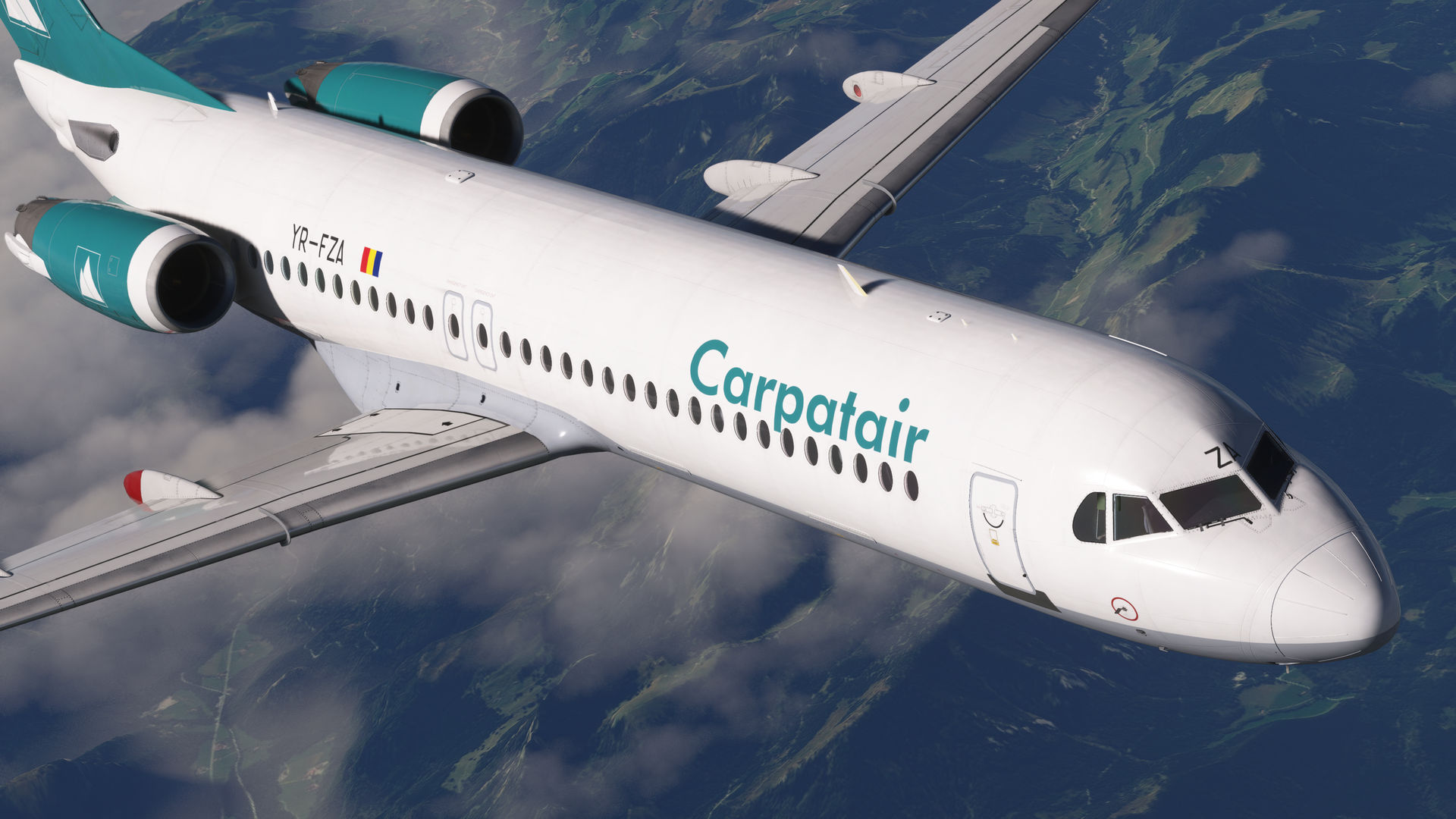 Fokker 70 e Fokker 100 em desenvolvimento para Flight Simulator 2020 e 2024